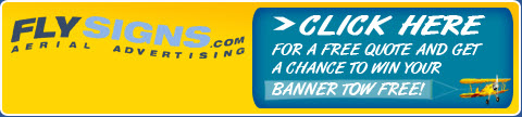 Aerial Advertising, Airplance Banners, Aerial Billboards, Airplane Banners, Skywriting and Flying Banners